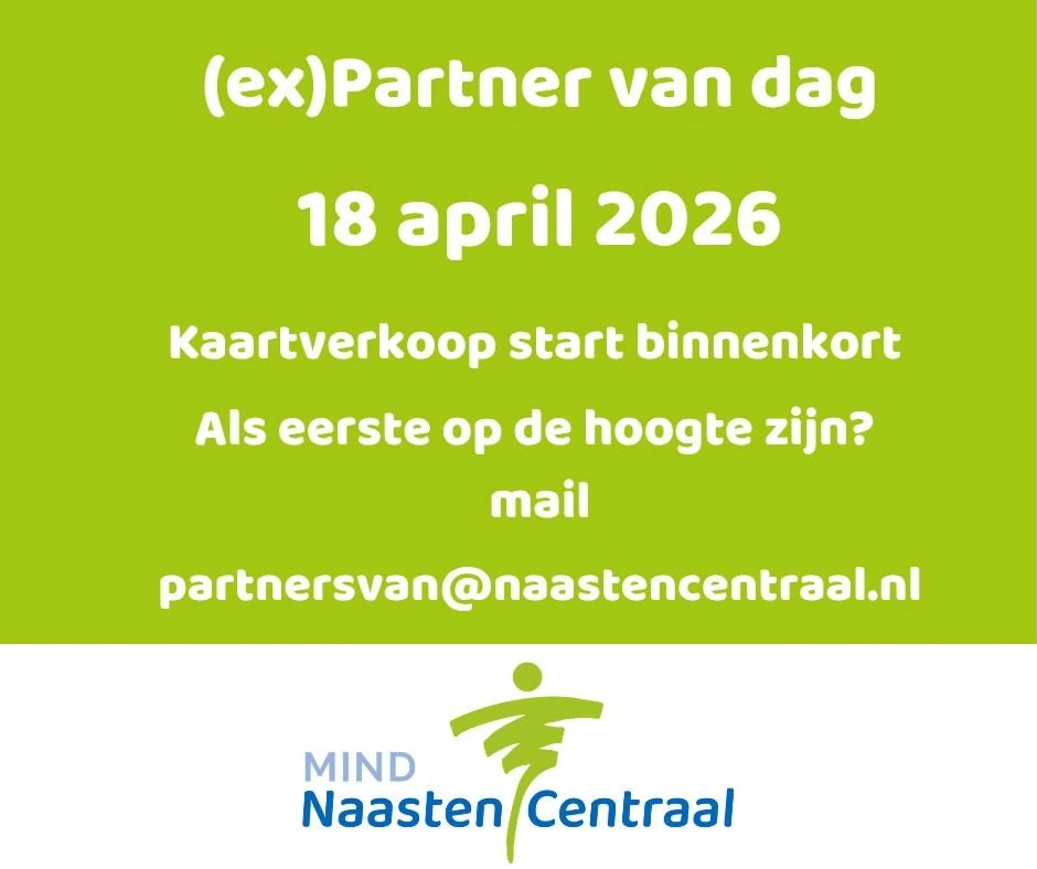 (Ex)Partner van dag – 18 april 2026